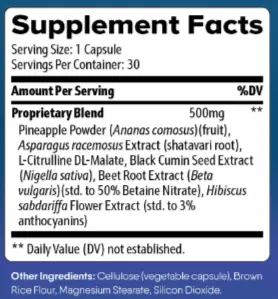 LightSteps Pro Ingredients