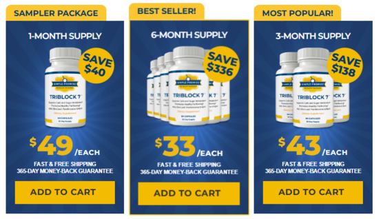 TriBlock7 Price